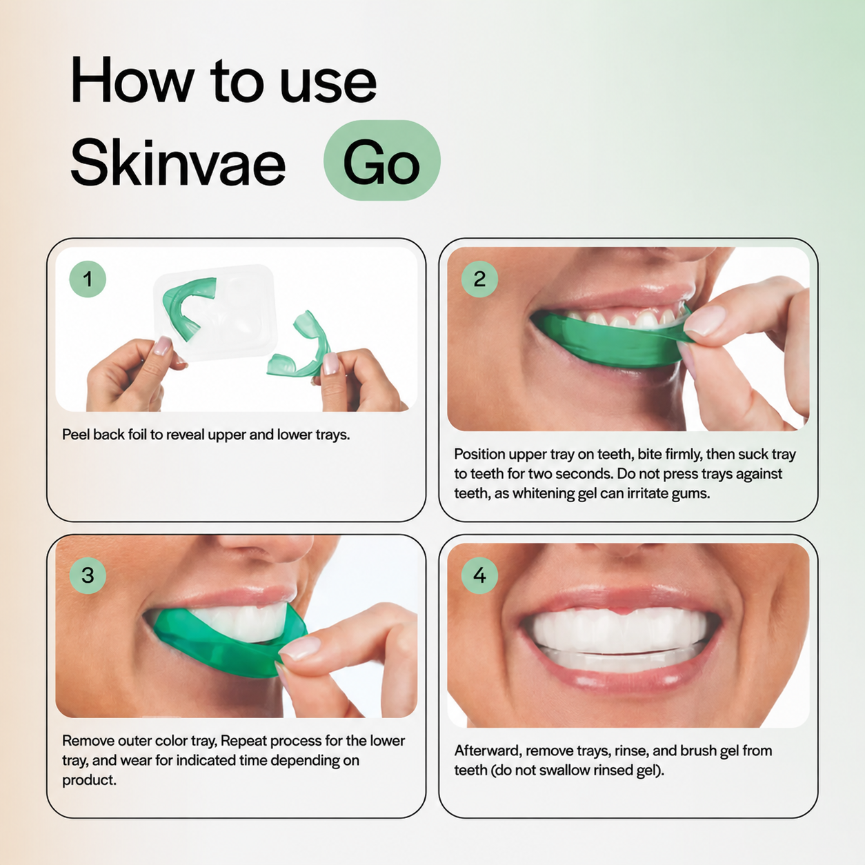 Skinvae Go™ 15% Prefilled Whitening Trays