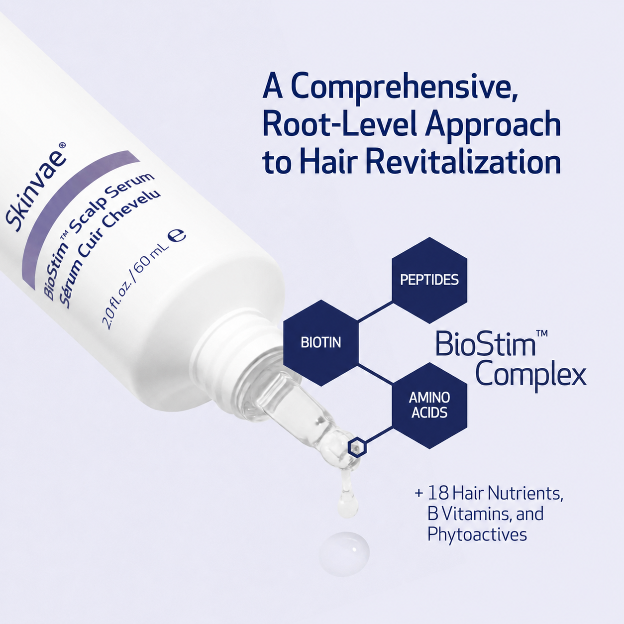 Skinvae Nu-Cil® BioStim™ Scalp Serum